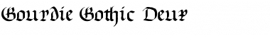 Download Gourdie Gothic Deux Regular Font Title Preview