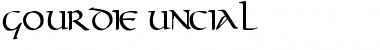 Download Gourdie Uncial Regular Font Title Preview