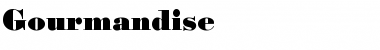 Download Gourmandise Bold Font Title Preview