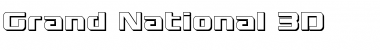 Download Grand National 3D Regular Font Title Preview