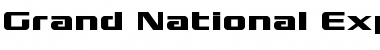 Download Grand National Expanded Expanded Font Title Preview