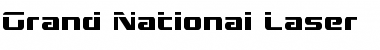 Download Grand National Laser Regular Font Title Preview