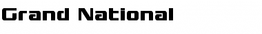 Download Grand National Regular Font Title Preview