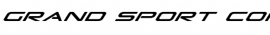 Download Grand Sport Condensed Italic Condensed Italic Font Title Preview