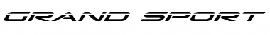 Download Grand Sport Laser Italic Italic Font Title Preview