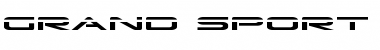 Download Grand Sport Laser Regular Font Title Preview