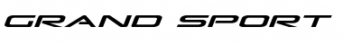 Download Grand Sport Semi-Italic Semi-Italic Font Title Preview