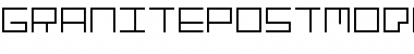 Download Granite Postmodern Regular Font Title Preview