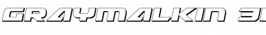 Download Graymalkin 3D Regular Font Title Preview