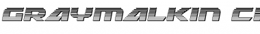 Download Graymalkin Chrome Regular Font Title Preview