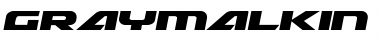 Download Graymalkin Compact Expanded Expanded Font Title Preview