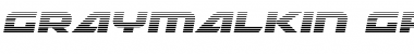 Download Graymalkin Gradient Regular Font Title Preview