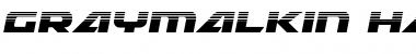 Download Graymalkin Halftone Regular Font Title Preview