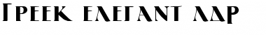 Download Greek Elegant LDR Regular Font Title Preview