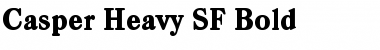 Download Casper Heavy SF Bold Font Title Preview