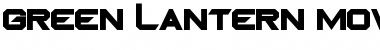 Download GREEN LANTERN MOVIE Regular Font Title Preview