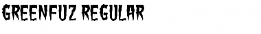 Download Green Fuz Regular Font Title Preview