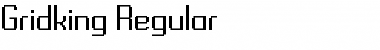 Download Gridking Regular Font Title Preview
