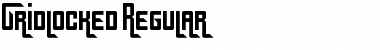 Download Gridlocked Regular Font Title Preview