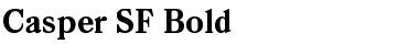 Download Casper SF Bold Font Title Preview