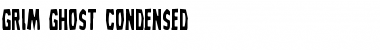 Download Grim Ghost Condensed Condensed Font Title Preview