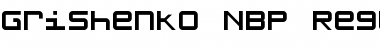 Download Grishenko NBP Regular Font Title Preview