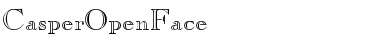 Download CasperOpenFace Regular Font Title Preview