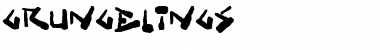 Download Grungelings Regular Font Title Preview