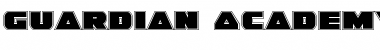 Download Guardian Academy Regular Font Title Preview