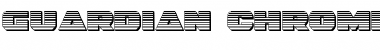 Download Guardian Chrome Regular Font Title Preview