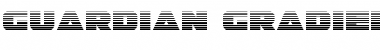 Download Guardian Gradient Regular Font Title Preview