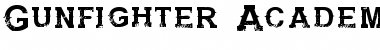 Download Gunfighter Academy Regular Font Title Preview