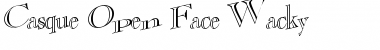 Download Casque Open Face Wacky Regular Font Title Preview