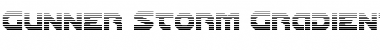 Download Gunner Storm Gradient Regular Font Title Preview