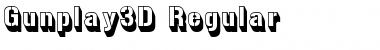 Download Gunplay 3D Font Title Preview