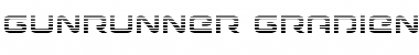 Download Gunrunner Gradient Regular Font Title Preview
