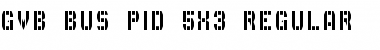 Download GVB Bus PID 5x3 Regular Font Title Preview
