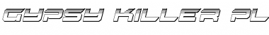 Download Gypsy Killer Platinum Italic Italic Font Title Preview
