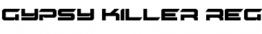 Download Gypsy Killer Regular Font Title Preview