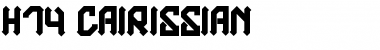 Download H74 Cairissian Regular Font