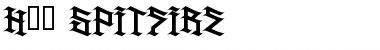 Download H74 Spitfire Regular Font
