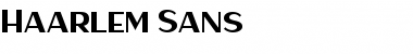 Download Haarlem Sans Regular Font