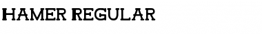 Download Hamer Hamer Regular Font Title Preview