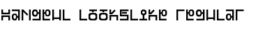 Download Hangeul Lookslike Regular Font Title Preview