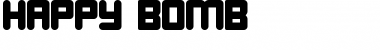 Download Happy Bomb Regular Font Title Preview