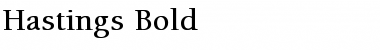 Download Hastings Bold Font Title Preview