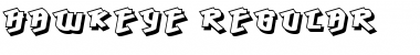 Download Hawkeye Regular Font Title Preview