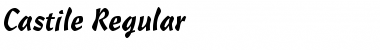 Download Castile Regular Font Title Preview