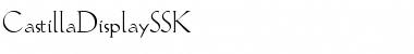 Download CastillaDisplaySSK Regular Font Title Preview
