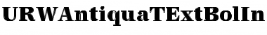 Download URWAntiquaTExtBolIn1 Regular Font